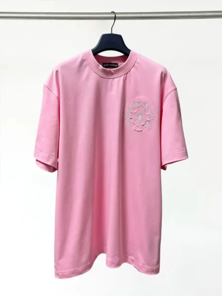 Chrome Hearts Cross Logo Light Blue T-Shirt - 11