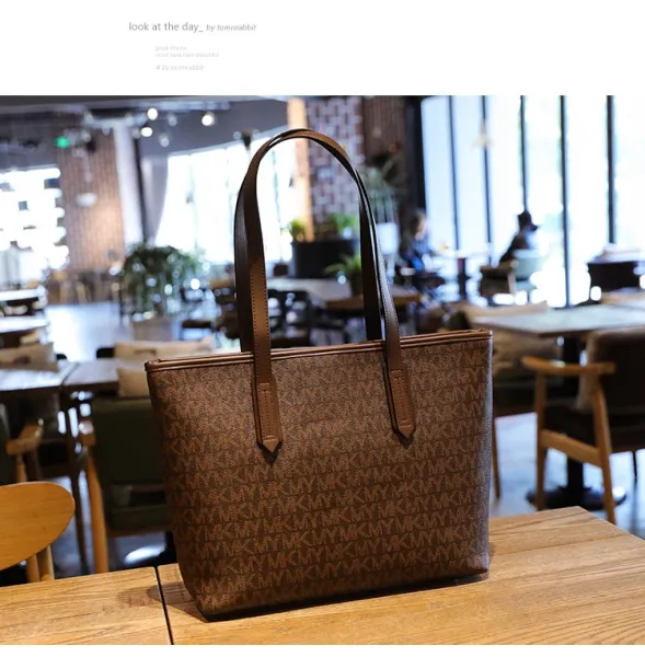 MMY Monogram Tote Bag Set Brown - 25