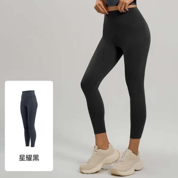 Design High-Waist Seamless Leggings Starlight Black - 1