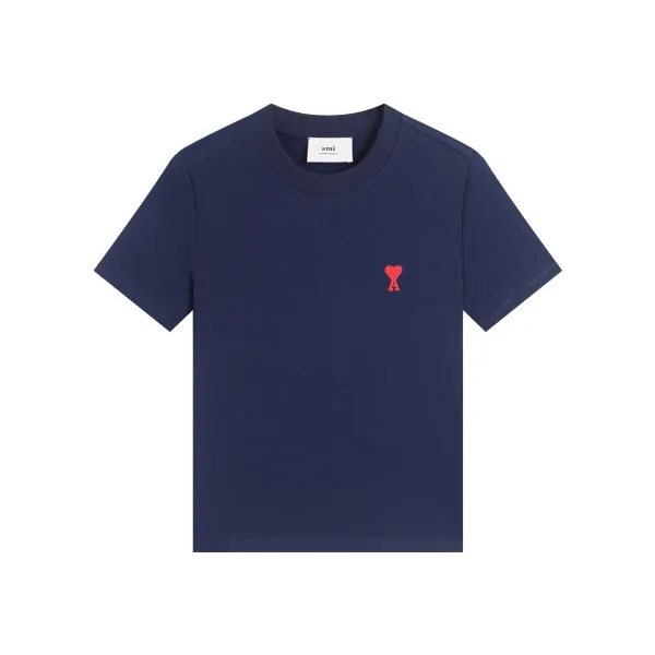 AMI Paris Classic Heart Logo Beige T-Shirt - 33