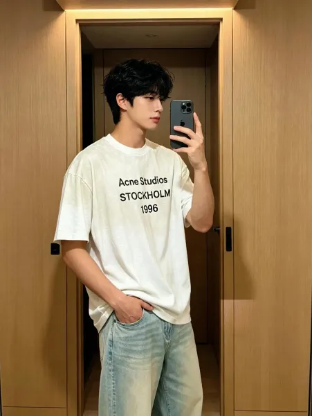 Acne Studios Stockholm 1996 Pink T-Shirt - 6