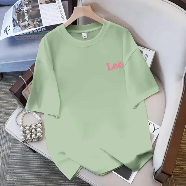 Lee x Disney Stitch Graphic Print Oversized T-Shirt White - 21