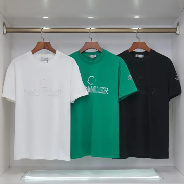 Moncler Graphic Print T-Shirt Blue - 15