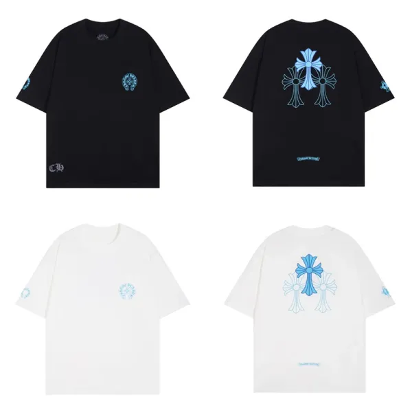 Chrome Hearts Cross Embroidered White T-Shirt - 28