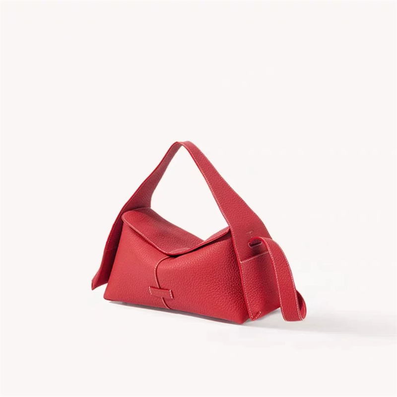 Jacquemus Le Chiquito Beige Grained Leather Underarm Bag Shoulder Bags - 25