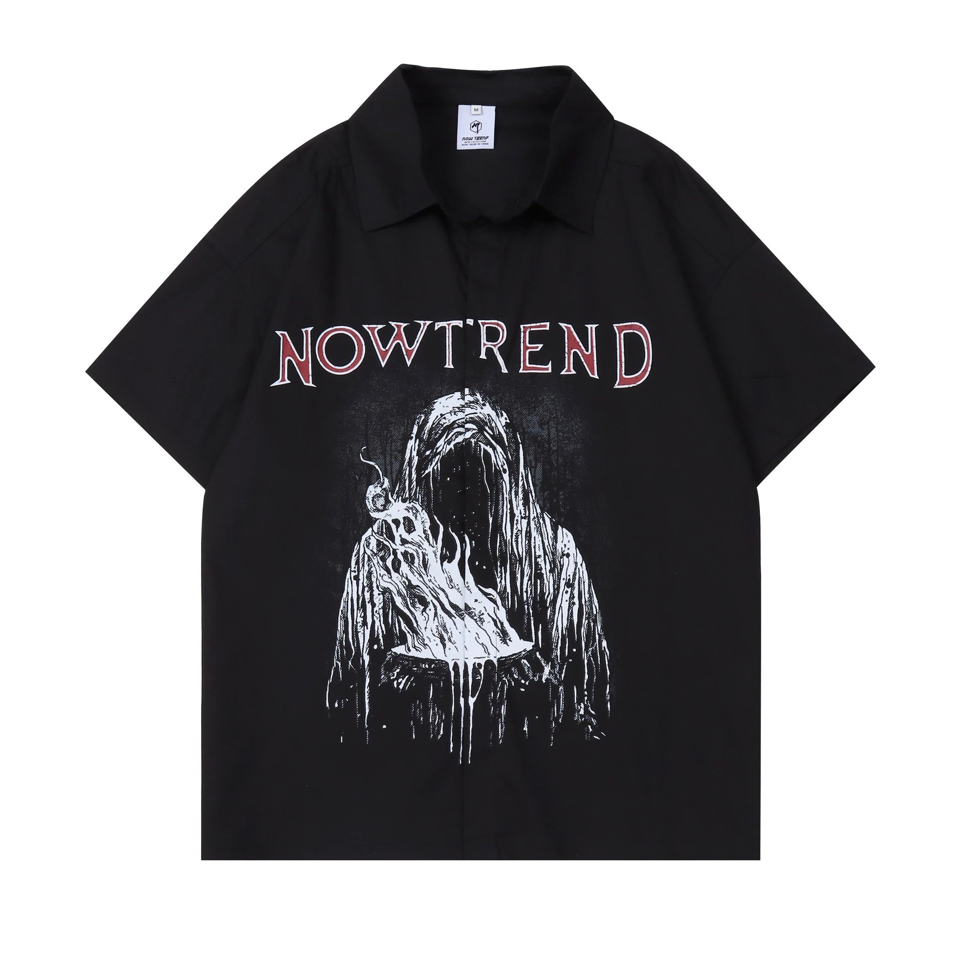 Design NTHV Library Black Oversized Short-Sleeve Shirt - 10