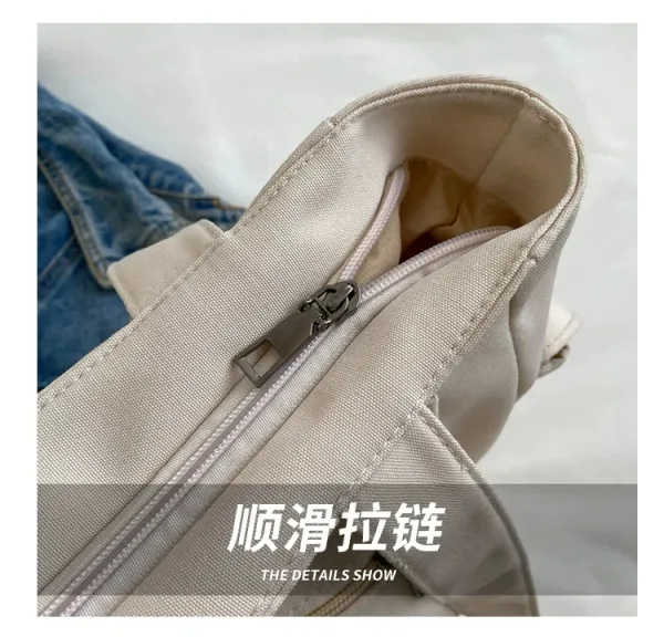 Design Good Luck! Tote Bag Beige Handbag Tote Bag - 6