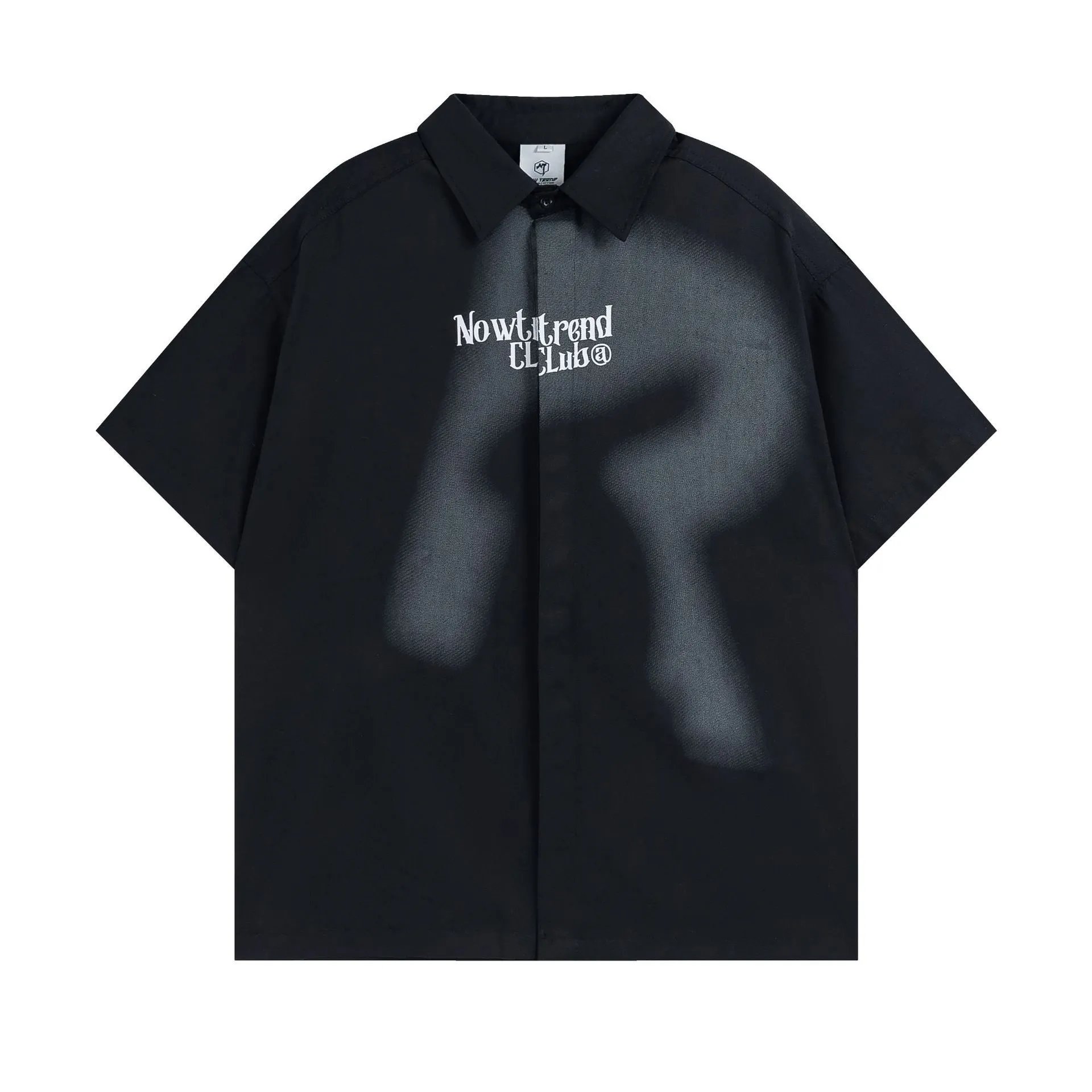 Design NTHV Library Black Oversized Short-Sleeve Shirt - 31