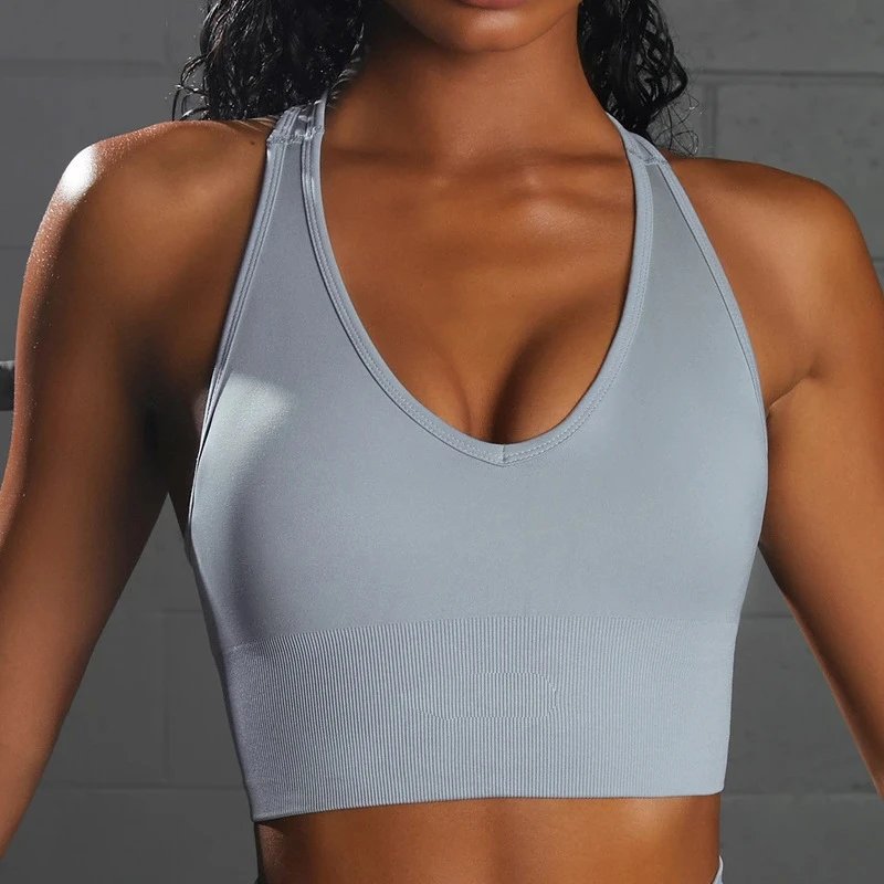 Light Blue-Racerback Bra