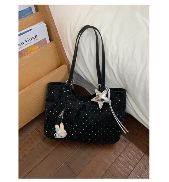 Design Polka Dot Tote Bag White - 41