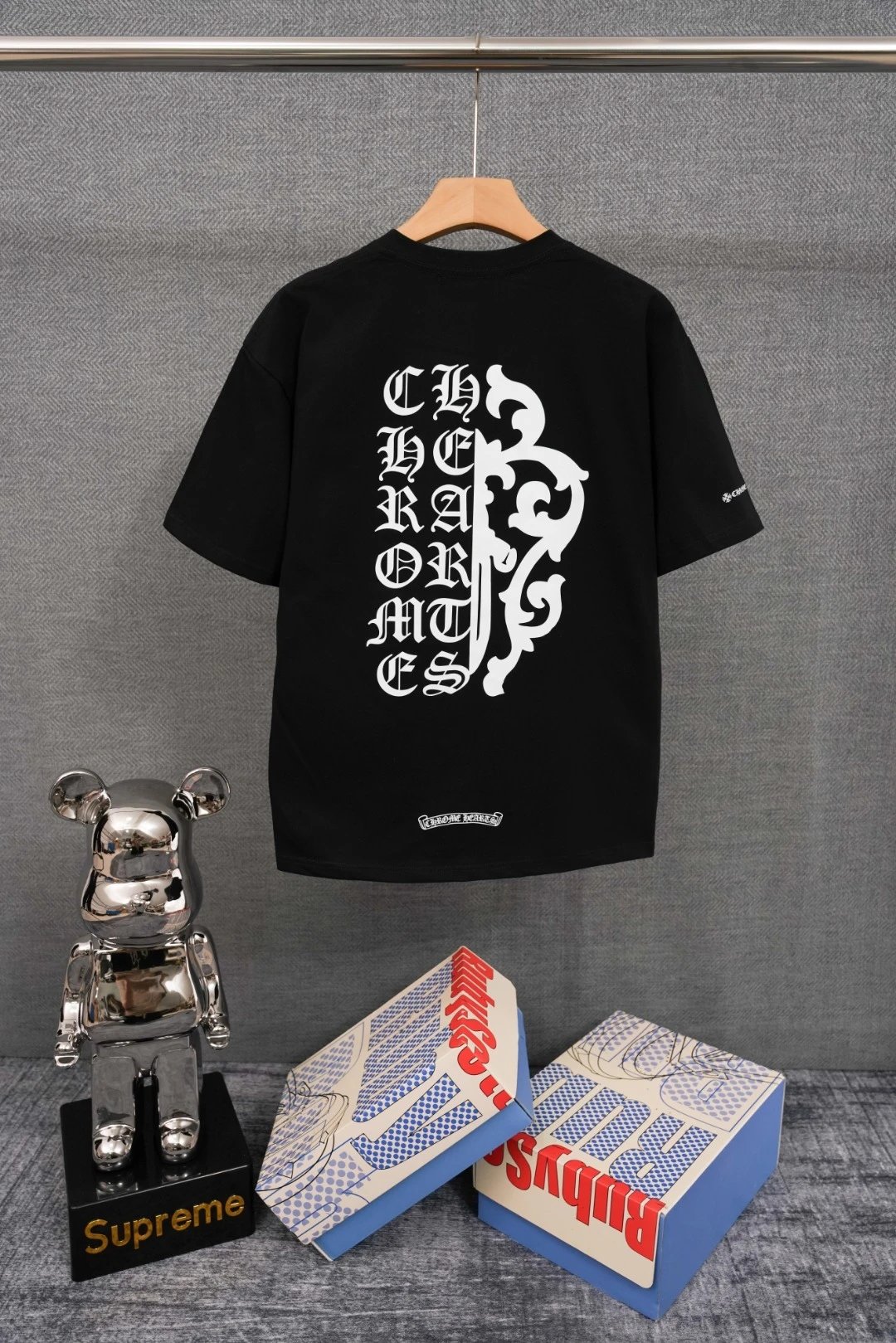 Chrome Hearts x Jesse Jo Stark Fire of Love Graphic T-Shirt White - 14
