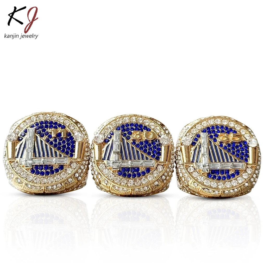 Design Kanjin Jewelry Golden State Warriors Championship Ring Collection Multicolor Rings Jewelry - 13