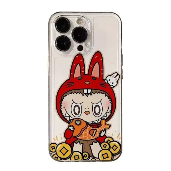 Design Custom Illustration Rabbit Character Phone Case for iPhone Phone Case - 3