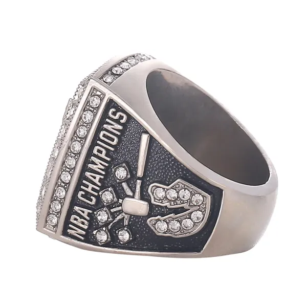 NBA San Antonio Spurs 2007 Championship Ring Silver Crystal Jewelry - 6