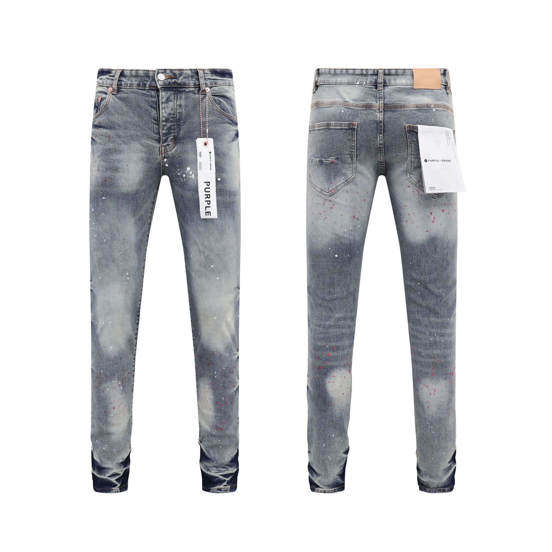 Purple Brand Logo-Embroidered Flared Black Jeans - 24