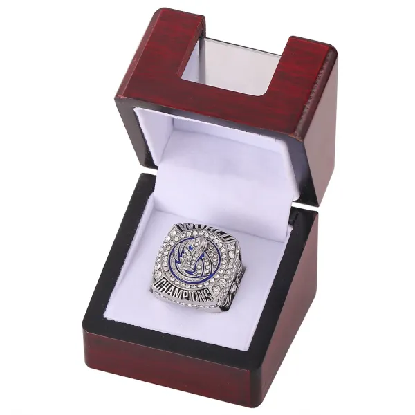 Design Dallas Mavericks 2011 NBA Championship Ring Replica Silver Blue Enamel Jewelry - 1