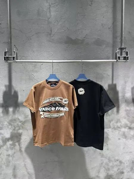 Design Camo Sleeve T-Shirt Beige - 2