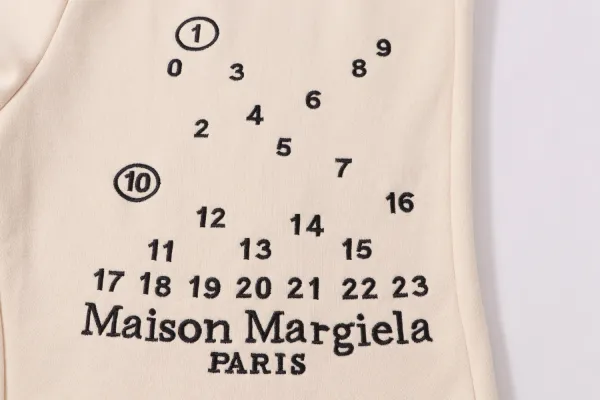 Maison Margiela Numbered Logo Shorts Black - 9