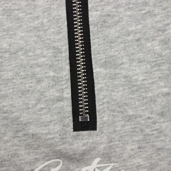 Design Half-Zip Oversized T-Shirt Gray - 13