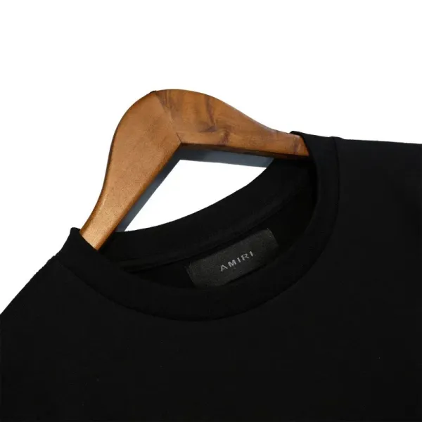 Amiri Tiger Logo Oversized Black T-Shirt - 46