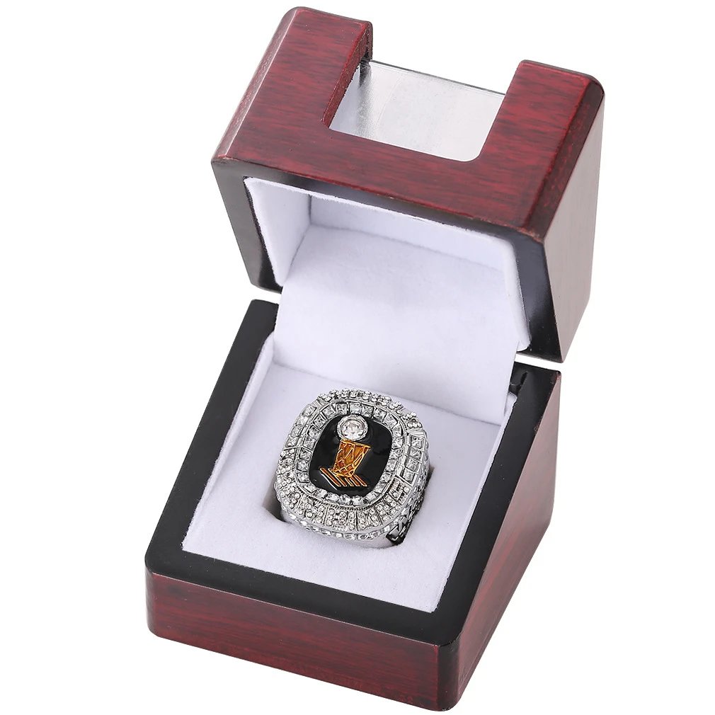 NBA Championship Ring Replica Silver Black Gold Jewelry - 6