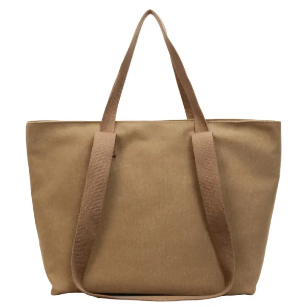Design Canvas Tote Bag Beige - 1