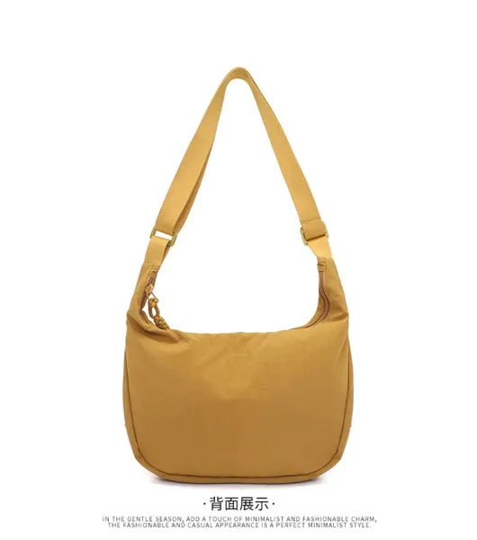 Design Hobo Bag Blue Minimalist Shoulder Bag - 17