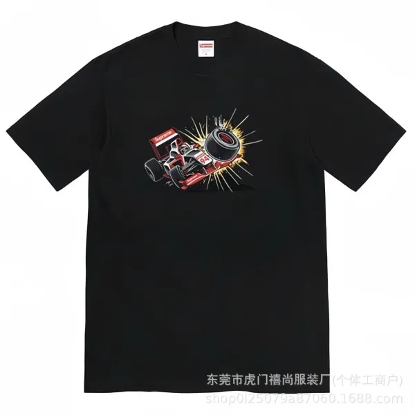 Supreme Formula 1 Crash Graphic T-Shirt White - 42