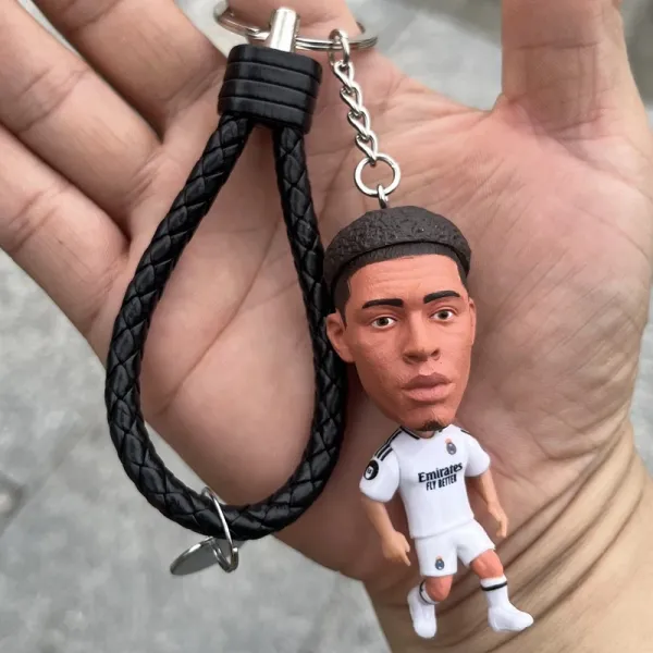 Real Madrid x Emirates Soccer Player Keychain Figurine Accessories - 1