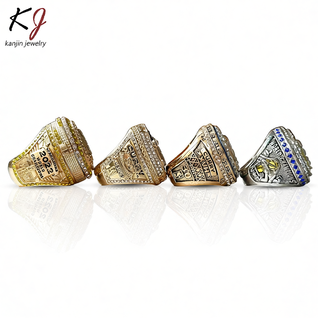 Design Kanjin Jewelry Golden State Warriors Championship Ring Collection Multicolor Rings Jewelry - 3