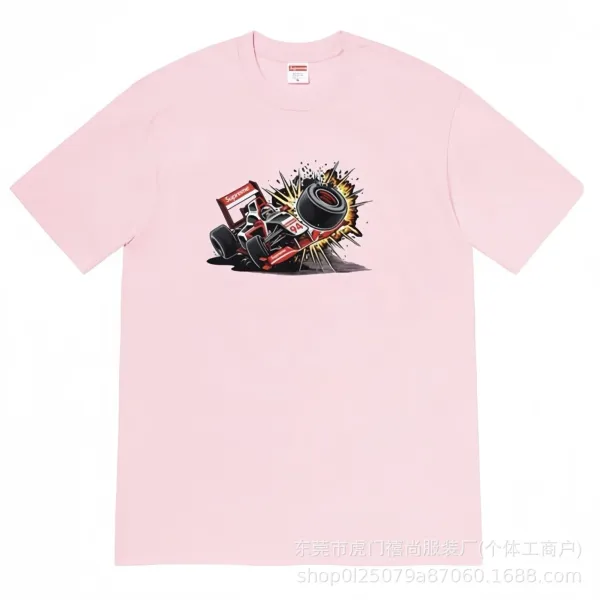 Supreme Formula 1 Crash Graphic T-Shirt White - 48