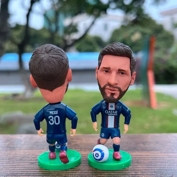 Paris Saint-Germain Lionel Messi Bobblehead Figure Navy Blue Collectible Accessories - 1
