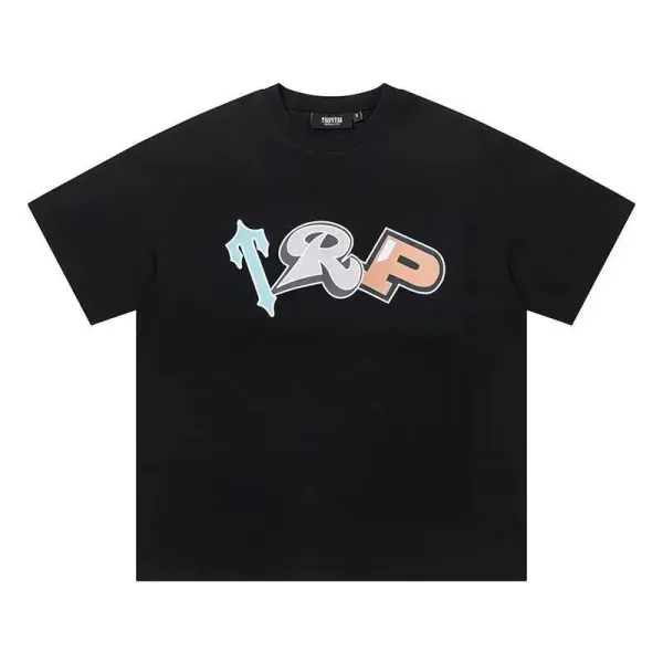 Trapstar Tra Star Blue Print White T-Shirt - 25