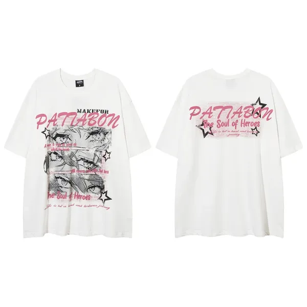Design MAKEFOR PATIABON The Soul of Heroes Graphic T-Shirt White T-Shirts - 1