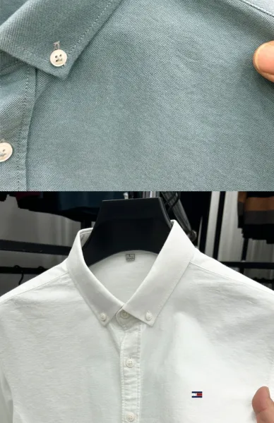 Tommy Hilfiger Button-Down Shirt Light Blue - 15