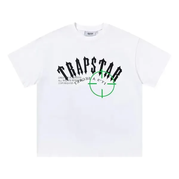 Trapstar Tra Star Blue Print White T-Shirt - 43