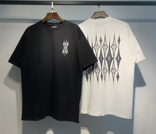Amiri Floral Logo Black T-Shirt - 22