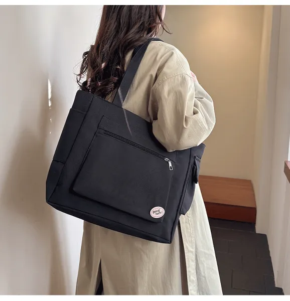 Design Good Luck! Tote Bag Beige Handbag Tote Bag - 24