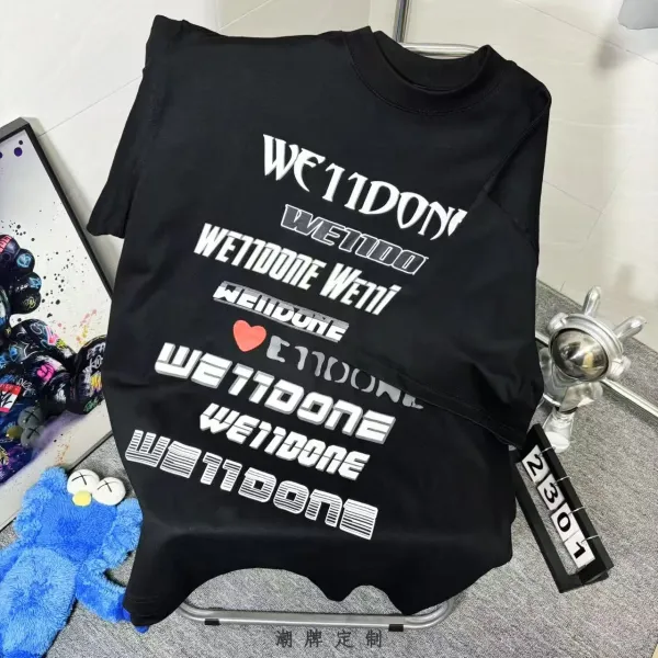 Design Wetoo Speed Graphic Print White T-Shirt T-Shirts - 46