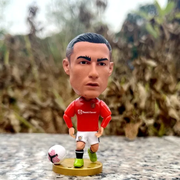 Manchester United Cristiano Ronaldo Bobblehead Figure Red Jersey Collectible Accessories - 1