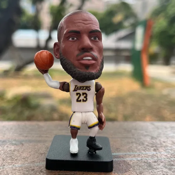 Los Angeles Lakers LeBron James Bobblehead Figurine Accessories - 1