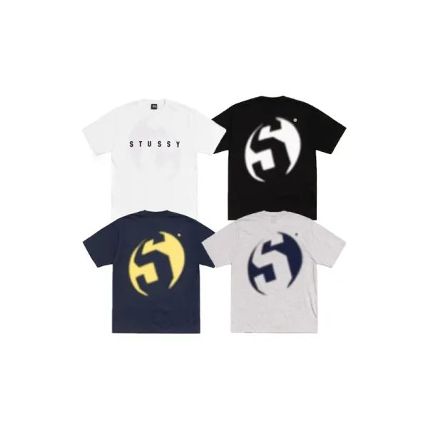 Design Halftone Logo Graphic T-Shirt Gray - 21
