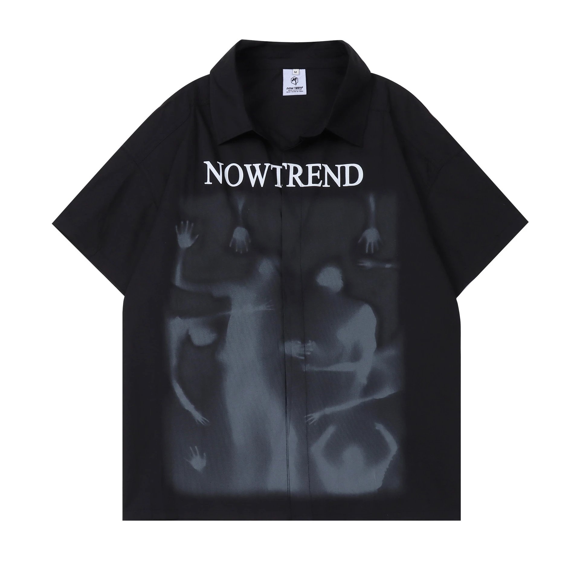 Design NTHV Library Black Oversized Short-Sleeve Shirt - 5