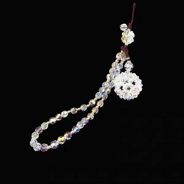 Design Crystal Beaded Phone Charm Multicolor Accessories Jewelry - 1