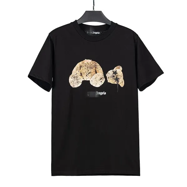 Palm Angels Teddy Bear Graphic White T-Shirt - 30