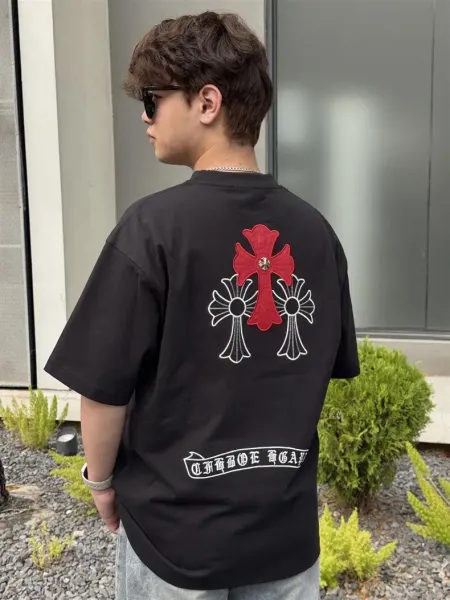 Chrome Hearts Cross Logo White T-Shirt - 6
