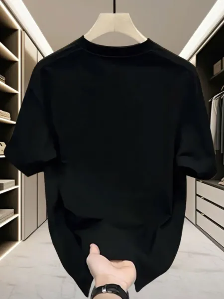 Dior CD Logo Embroidered White T-Shirt - 11
