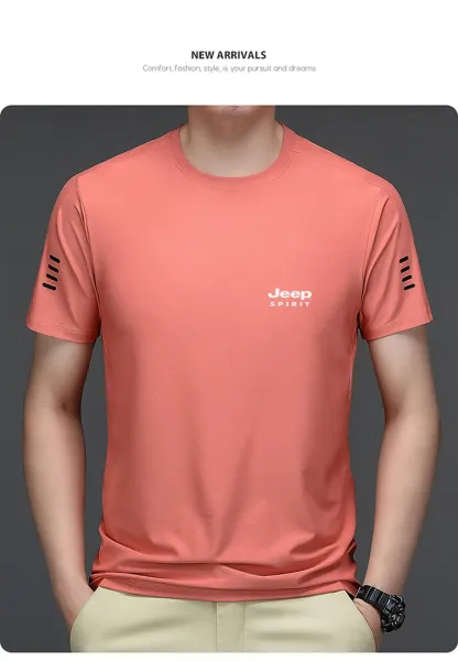 Design Jeep Spirit Light Green Performance T-Shirt T-Shirts - 16