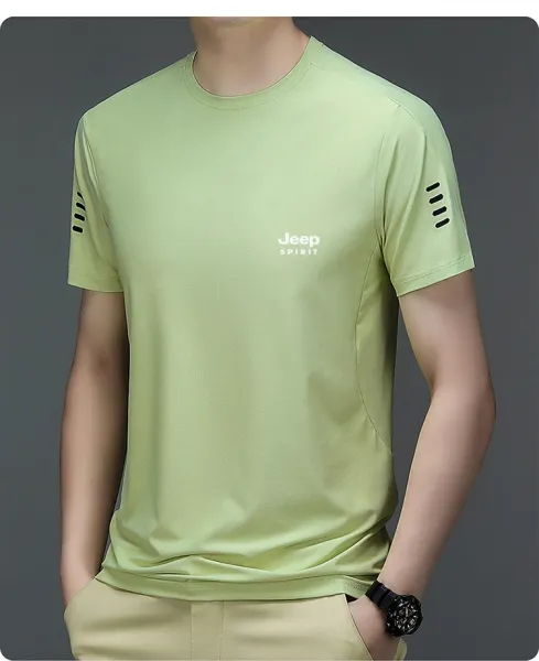 Design Jeep Spirit Light Green Performance T-Shirt T-Shirts - 24