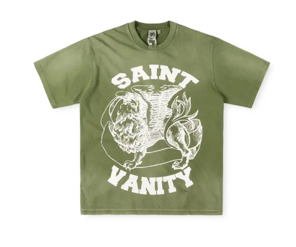 Design Saint Vanity Graphic Print Red T-Shirt T-Shirts - 19